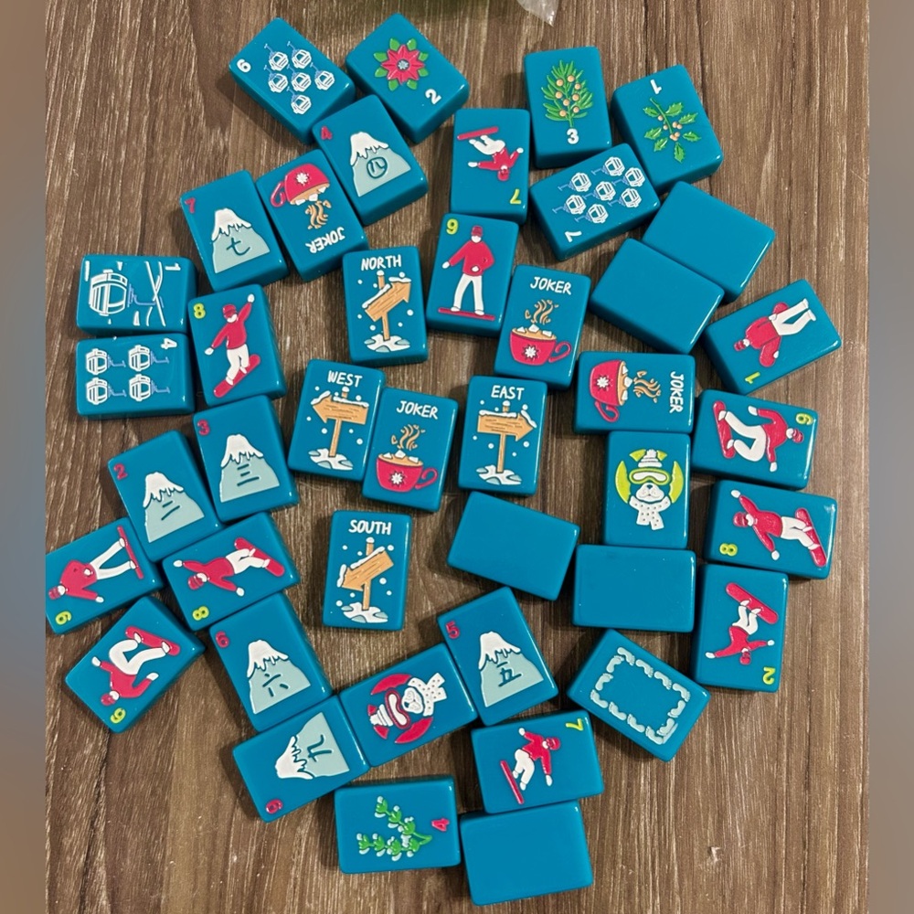 American Mahjong Tile Set St. Moritz Edition